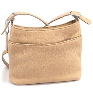 Coach Vintage Lt tan Hudson Small Zip bag # 6807